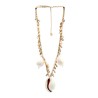 Le Collier Coquillage Cauris Grand Blanc