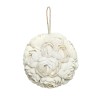 La boule de coquillage rose - Blanc - L