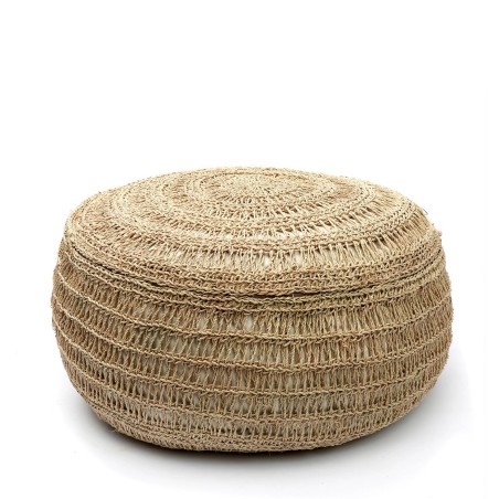 Le pouf jonc de mer - Naturel - M