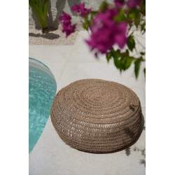 Le pouf jonc de mer - Naturel - M