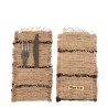 Le Porte-Couverts Oh My Gee - Beige Noir - Set de 4