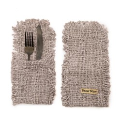 Le Porte-Couverts Oh My Gee - Gris Perle - Set de 4