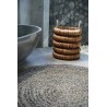 Le Tapis Jonc de Mer - Noir Naturel - 150