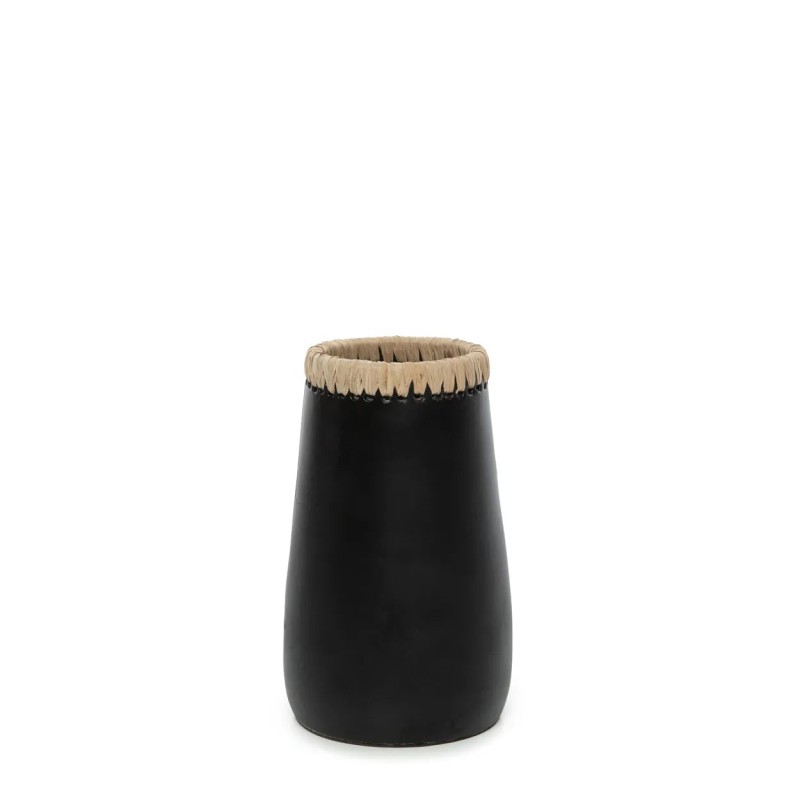 Le Vase Sournois - Noir Naturel - S