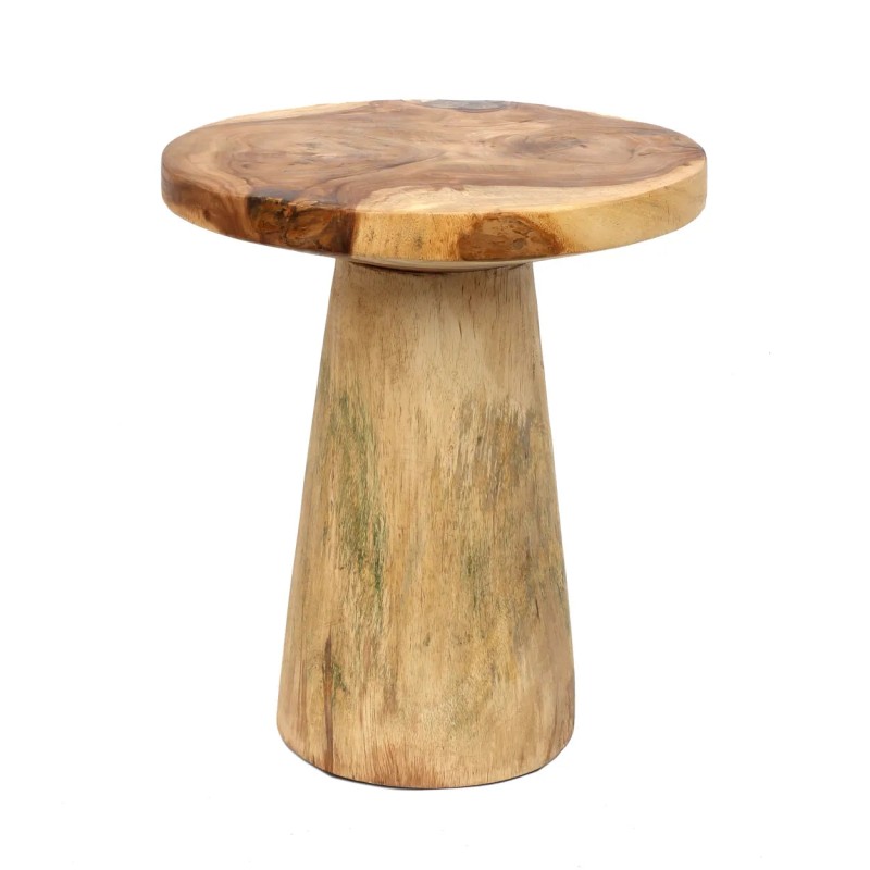 La Table d’Appoint Conique en Bois - Naturel - 50