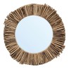 Le Miroir Halo en Bois Flotté - Naturel - M