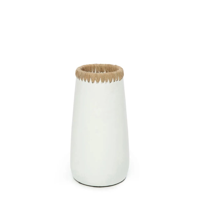 Le Vase Sournois - Blanc Naturel - M