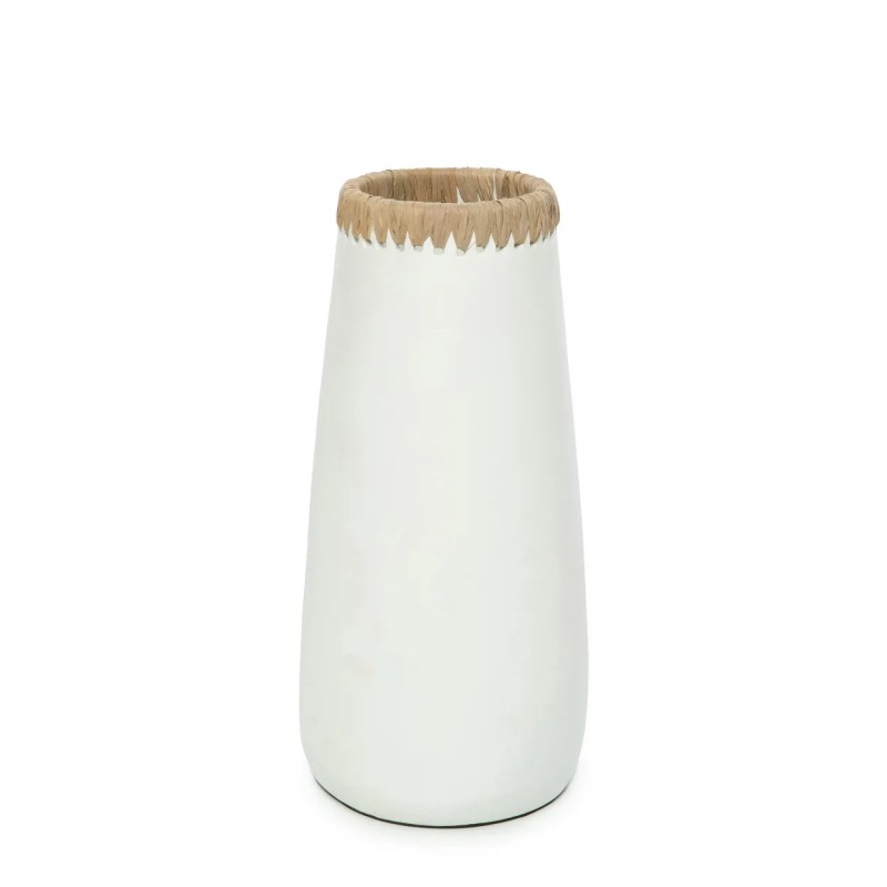 Le Vase Sournois - Blanc Naturel - L