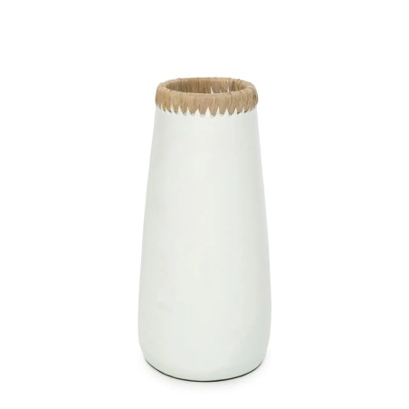 Le Vase Sournois - Blanc Naturel - L