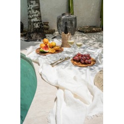 La nappe en lin - Blanc - 180x300