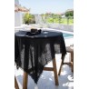 La nappe en lin - Noir - 180x300