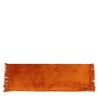 La housse de coussin Oh My Gee - Velours rouille - 35x100