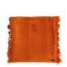 La housse de coussin Oh My Gee - Velours rouille - 60x60