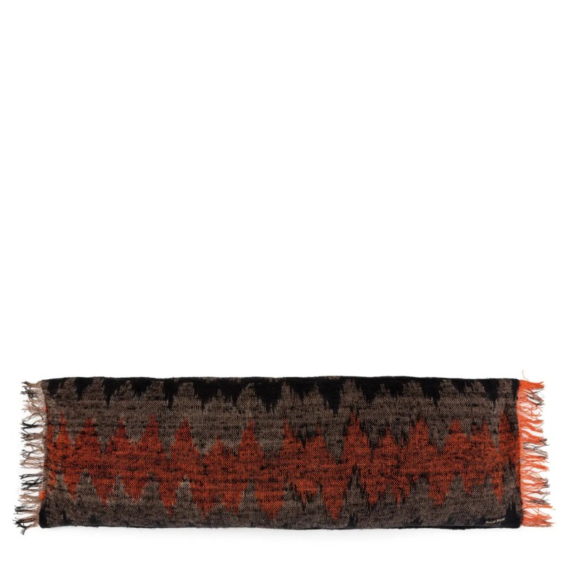 La Housse de Coussin Oh My Gee - Noir Orange - 35x100