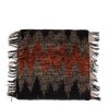 La housse de coussin Oh My Gee - Noir Orange - 40x40