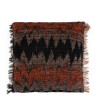 La Housse de Coussin Oh My Gee - Noir Orange - 60x60