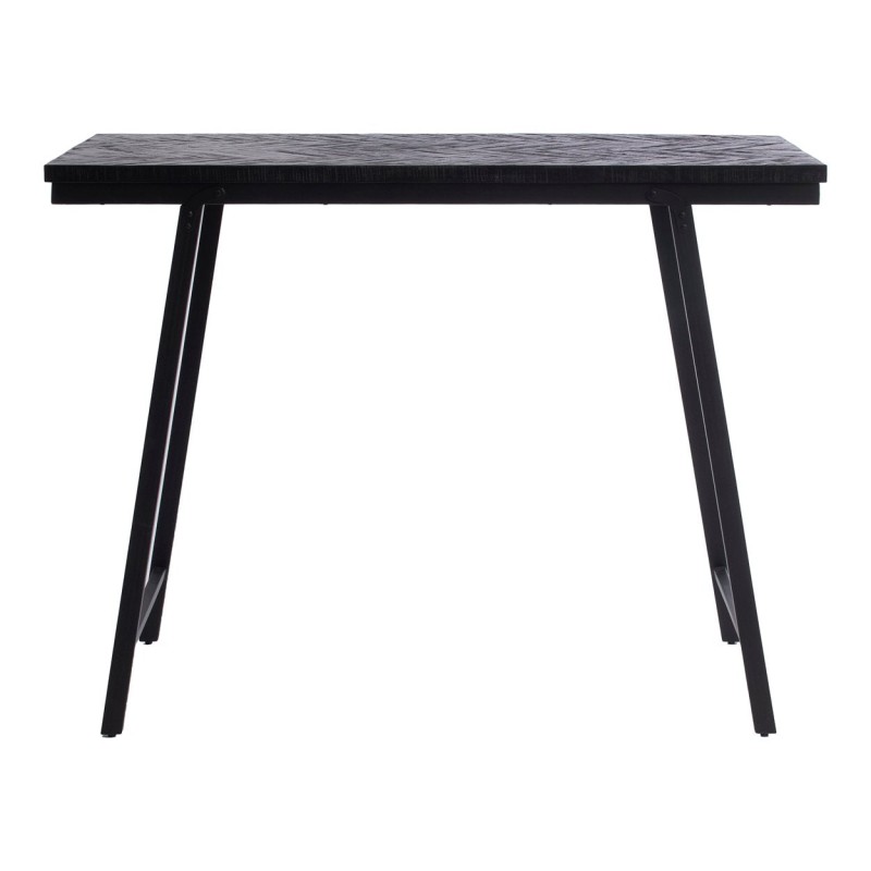 La Table Haute à Chevrons - Noir - 140cm