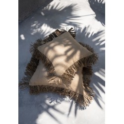 La Housse de Coussin en Jute Bonita - Naturel - 40x40