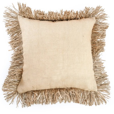 La Housse de Coussin en Jute Bonita - Naturel - 60x60