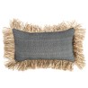 La housse de coussin en coton Bonita - Noir naturel - 30x50