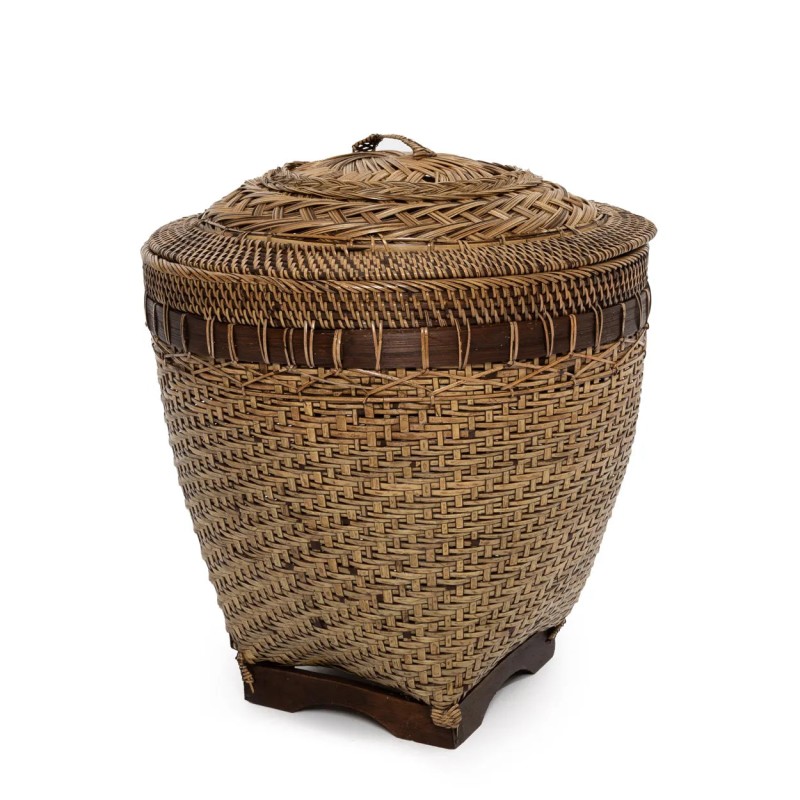 Le Panier de Rangement Colonial - Marron Naturel - M