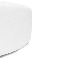 Pouf intérieur rond blanc - Ã ̃60