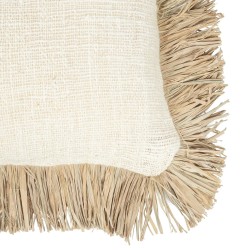 La Housse de Coussin Saint Tropez - Blanc Naturel - 40x40