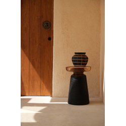 Le Vase Belly - Noir Naturel - M