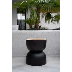 Le Tabouret Karbun - Noir Naturel