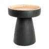 La table d’appoint Rayu - Noir Naturel