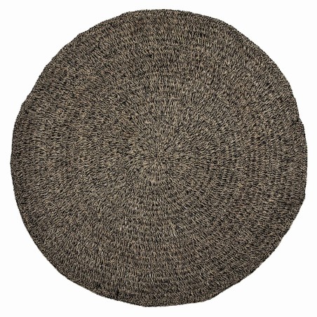 Le tapis jonc de mer - Noir naturel - 200