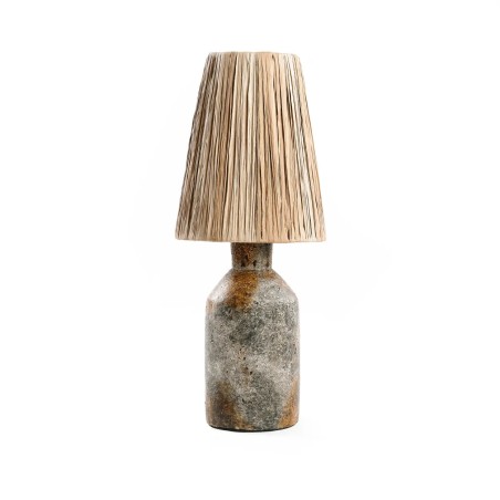 La lampe de table Ithaka - Gris Antique Naturel