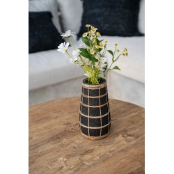 Le vase Cutie - Noir Naturel - L