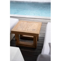 La table d’appoint en teck récupéré - Naturel