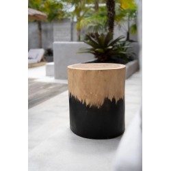 Le Tabouret Morocho - Noir Naturel