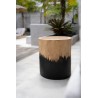 Le Tabouret Morocho - Noir Naturel