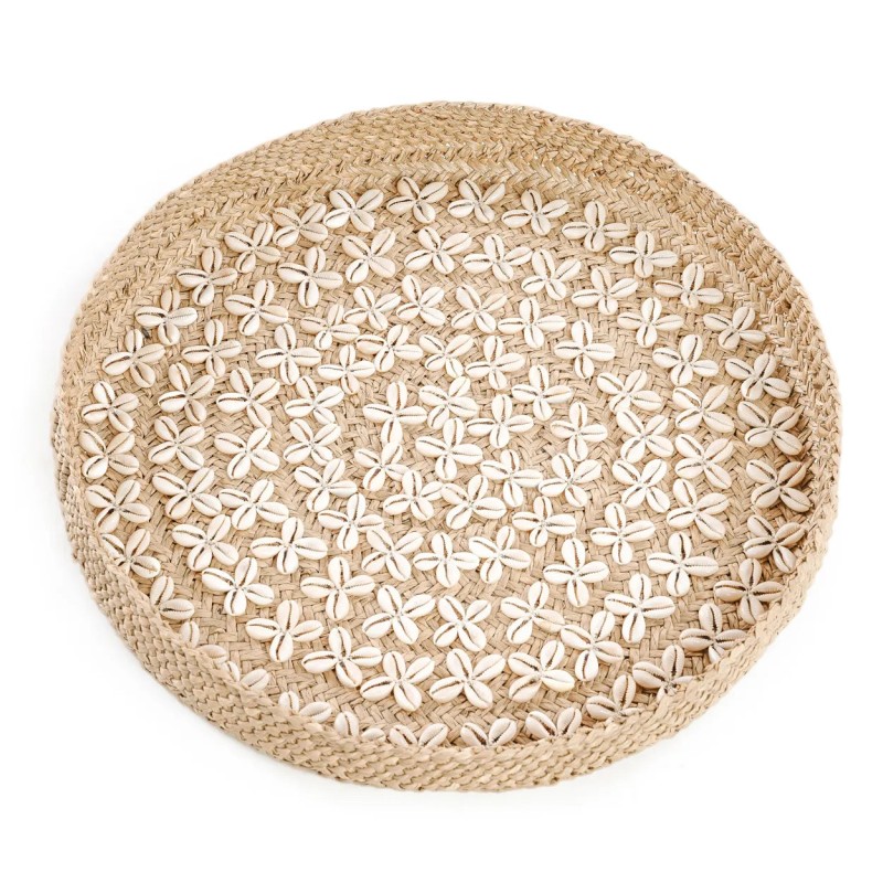 La plaque coquillage Costa - Blanc Naturel - M