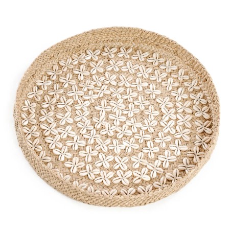 La plaque coquillage Costa - Blanc Naturel - M