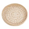 La plaque coquillage Costa - Blanc Naturel - M